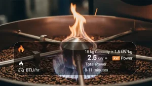 توان مشعل رستر قهوه