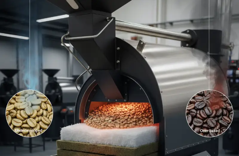 تاثیر عایق بر پروفایل رست