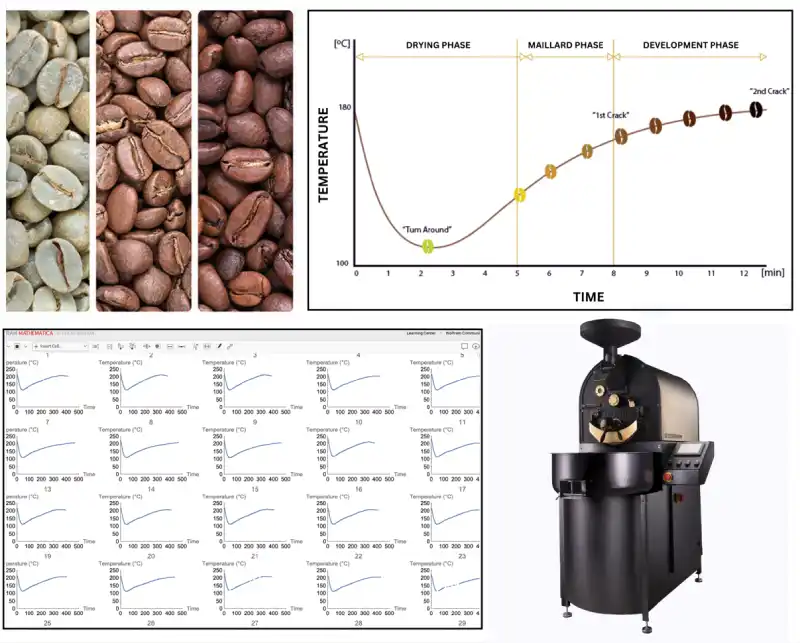 تحلیل ترموگرافی رست قهوه
