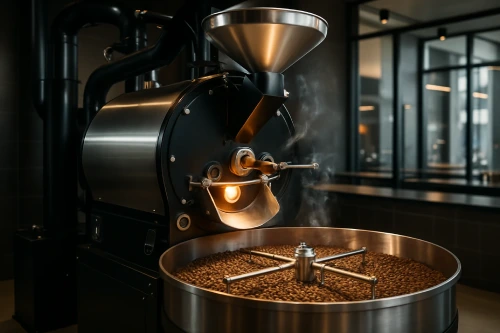 دستگاه رست قهوه بزرگ