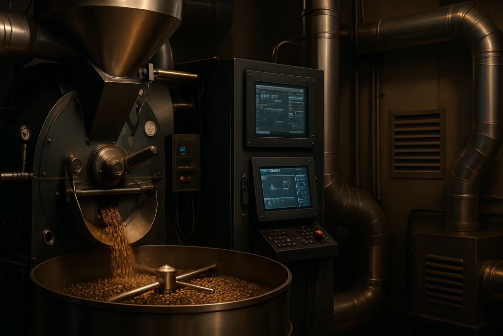 دستگاه رست قهوه بزرگ صنعتی